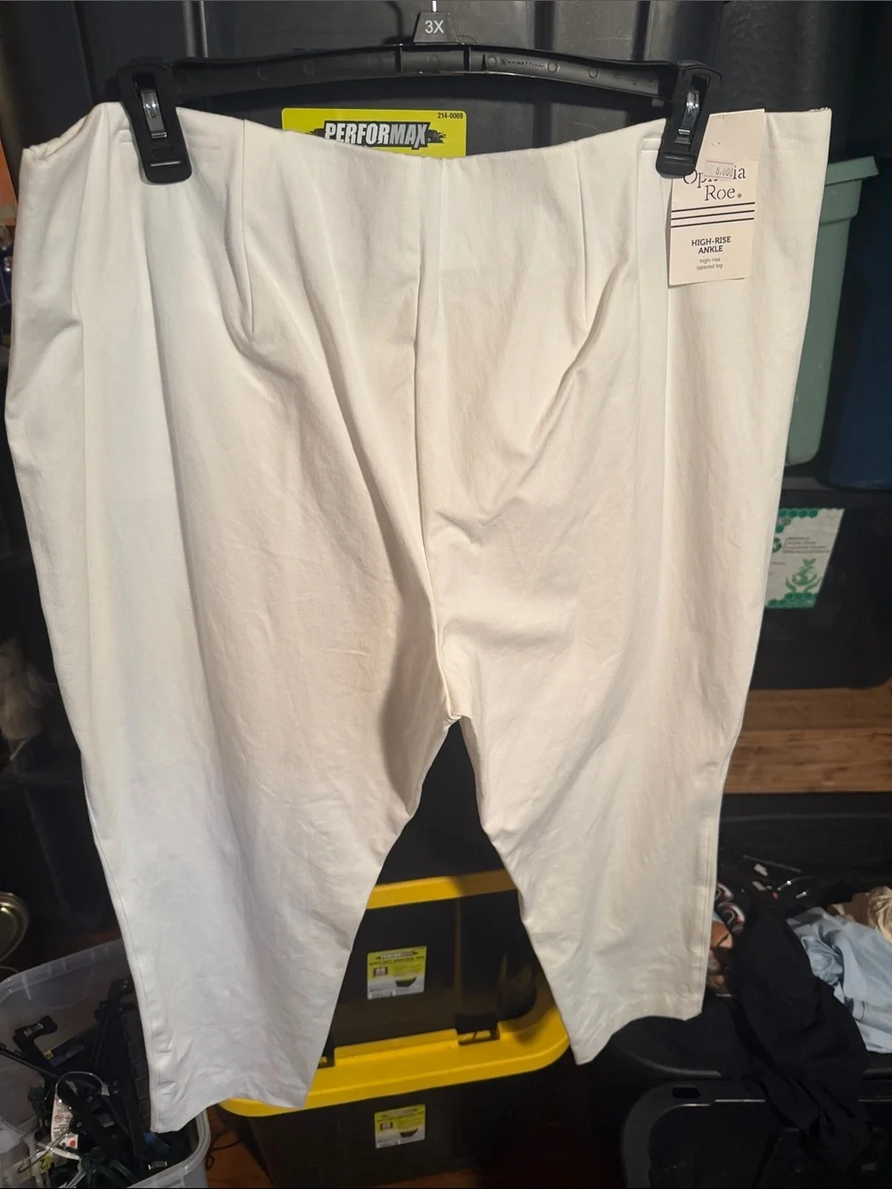 Olivia Rae Men’s White High-Rise Undershirt Shorts